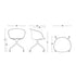 About a Chair AAC 24 Swivel Armchair with Wheels